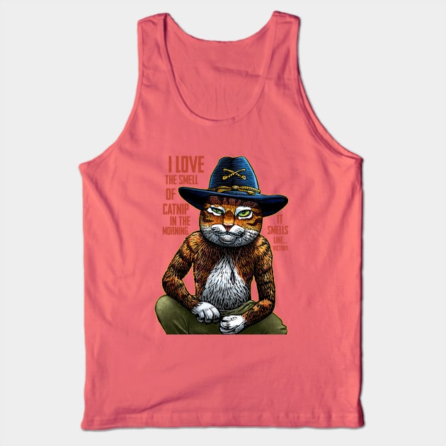 The Smell of Catnip Tank Top by ChetArt